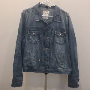 J. Crew Distressed Jean Jacket